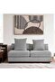 Monro 2 Seater Armless Sofa - Dark Grey - 2