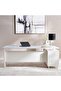 Eloura Office Desk Left Side Return 200cm W- White - 2