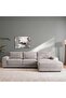 Donta Corner Sofa Set ( Right Side ) - Grey - 3