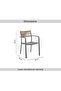 Greed Outdoor Chair -grey - 8