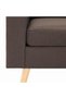 Fotoliu, maro, material textil - 6