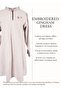 Pötikare Embroidered and Gipeli Light Brown Winter Girl's Dress - 4
