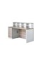Lexon Reception Table Melamine-light Oak White - 3