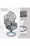 Delisa Swivel Rocking Chair - Grey - 8