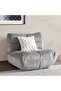 Macrame Armless Sofa Grey~grey