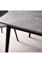Arith 1+2 Dining Set Sintered Stone - Grey & Black - 3