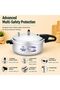 kk Feast Pressure Cooker, 4 Point Safety System, Smart Cooking Technology, Promotes Healthy Cooking, PFOA Free, Energy Saving Meals for Professionals & Home Use (3 Liters) - 4