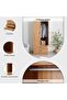 Zoyal 2 Door Wardrobe Mdf - Walnut - 4