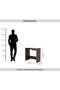 Linz Writing Desk With 1 Drawer - Walnut - 6