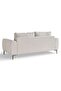 Hassa 3 Seater Sofa - Beige - 8
