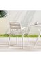 Lively Outdoor Arm Chair - White - 3