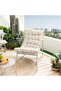 Amaarah Outdoor Sofa Set 2+1+1+coffee Table - Cream - 4