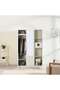 Premier 3 Door Wardrobe With Mirror - White - 3