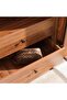 Walnut Arcel 6 Door Wardrobe - Walnut - 7