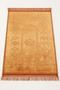 Soft Velvet Textured Prayer Mat - Patterned Tufted Prayer Mat