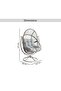 Oram Outdoor Swivel Chiar-light Grey - 6