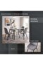 Arith 1+4 Dining Set Sintered Stone - Grey & Black - 7