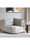 Alabaster Single Seater Corner Sofa - 2
