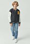 Boy's Printed College Jacket - 8