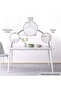 Arith 1+6 Dining Set Sintered Stone - White & Cream - 7