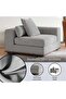 Monro Corner Sofa - Dark Grey - 2