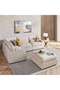 Cozy Ottoman Modular Sofa - Beige - 5