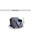 Sunguard Outdoor Waterproof Single Seater Cover - 95x95x75 - Grey - 7