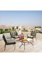 IRAA OUTDOOR SOFA SET 2+1+1+CT - MULTI COLOR