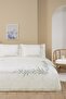 Ranforce -Levanda Mint- Double Duvet Cover Set with Elastic Sheets - 2