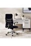 Dallyn Office High Back Chair Mesh And Fabric- Black