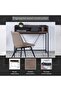 Litton Writing Desk With Shelves -dark Oak Black - 4