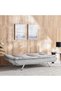 Parisa Sofa Bed - Grey & Silver - 3