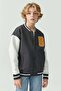 Boy's Printed College Jacket - 5