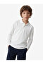 Cotton Long Sleeve Basic Polo Collar School T-Shirt - 2