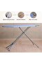 Solon Ironing Board with Steam Iron Rest 38x122x65-90cm - Silver - 8