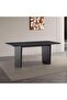 Orion Modular Dining Table Leg Veneer - Black - 8