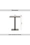 Bian 2 Seater Dining Table Square Wood - Black - 6