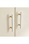 Kirby 6 Door Wardrobe With Mirror - Beige - 6