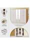 Almada 6 Door Wardrobe With Mirror - White - 5