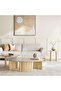 Minero End Table Marble - Grey & Natural - 4