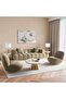 Kome 3 Seater Sofa- Green - 7