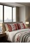 Zorlutekstil Taç New Year Pattern Flannel Flannel Pillowcase 2 Pieces