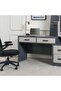Neel Desk With Book Shelf - Dark Light Grey - 3