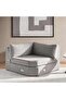Reem Corner Modular Sofa Wedge- Grey - 3