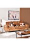 Code 3 Seater Sofa - Light Brown