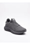 Unisex Smoked Knitted Mesh Detailed Lace-Up Sneaker