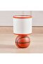 Basketball E14 Ceramic Table Lamp Dia 16x27.5cm - Orange - 8