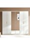 Leonordo 6 Door Wardrobe - Beige - 3