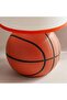 Basketball E14 Ceramic Table Lamp Dia 16x27.5cm - Orange - 3