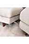 Harvelle Corner Sofa Set - Beige - 4